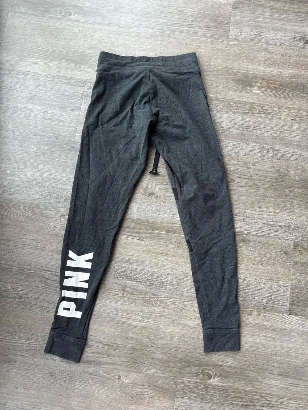 Size Small Victoria’s Secret PINK Leggings Gray Athleisure Pants VS Yoga Logo!